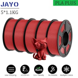 JAYO PLA Plus 3D Printer Filament 5 Rolls Filament PLA PLUS 23 Colors 1.75mm FDM 3D Printer Materials Support Free Combination