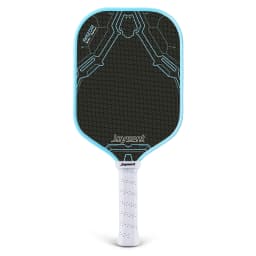 Joysent Pickleball Paddle Titanium Carbon Fiber Weave Surface Pickleball Racket For Spin&Control 16mm PMI Gen4 Core Thermoformed