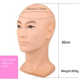 New Mannequin Head Wig Stand With Adjustable Wig Tripod Stand Holder For Wigs Making Display With T Pins /Wig Cap For Free Gift