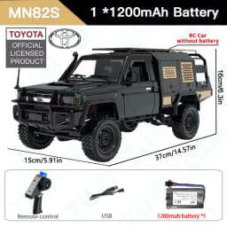 ZWN MN82 MN82S LC79 1/12 Full Scale RC Pickup Short Truck 4WD Remote Control Climbing Off-road Car Toys for Kids Christmas Gifts