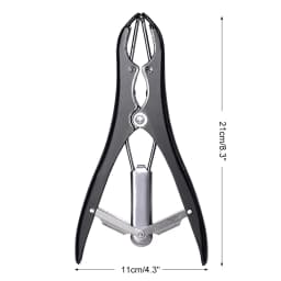 Livestock Goat Pig Castration Forceps Expansion Clamp Elasticity Rubber Castration Rings Farm Animal Bloodless Broken Tail Plier