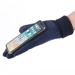 Men Winter Suede Leather Plush Thick Half Finger Touch Screen Warm Driving Glove Men's Sport Letter Cycling Riding Mitten P10