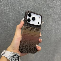 Slim Frameless Carbon Fibre Sunset PC For Magsafe Magnetic Case For iPhone 18 17 Air 16 Plus 15 14 13 Pro Max Shockproof Cover