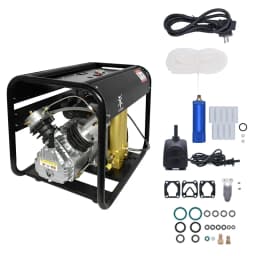 TUXING TXEDM042 300Bar PCP Air Compressor High Pressure Auto Stop With Double Filter Device for Scuba Diving Tank PCP Air Rifle