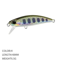 Sinking Minnow lure 48mm 6.5g Hard Bait Wobblers Minnow Carp Fishing Lure Isca pesca Artificial Minnow Lure for Trout Bass