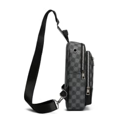 New Style Waist Packs Men Chest Bag High Quality PU Leather Crossbody Bags For Men Fashion Trend Men Bag Chest Pack Shoulder Bag