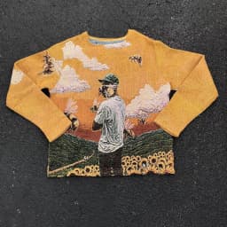 Sweatshirt Y2K Clothes American Gothic Hip Hop 3D Digital Graphics Oversized Sweatshirt Mens Womens Round Neck Long Sleeve Tops