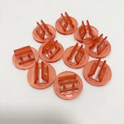 20PCS/Lot 4 Styles Transparent Plastic Stand Card Base for 1-2mm Cards Holder