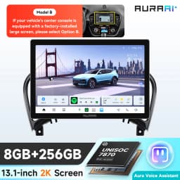 AURAAI X100 Android Car Intelligent Screen for Nissan JUKE 2010 - 2014 GPS RDS DSP 4G BT Auto CarPlay AI Voice Control UNIS7870