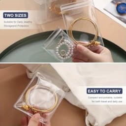 Drawer Organizer Self Sealing Plastic Jewelry Zip Lock Bags Reclosable Thick Transparent Ziplock Gift Packaging Storage Pouches
