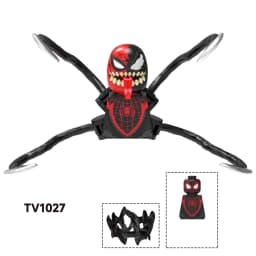 Blind Box Mini Building Blocks TV6204 Figures Big Goblin Spiderman Iron Man Venom Captain Hawk Deadpool Armor Christmas Gift Toy