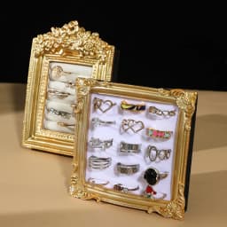 Resin Photo Frame Stud Display Stand Jewelry Storage Stand Ring Stud Necklace Pendant Display Stand