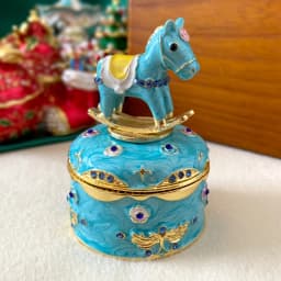 12 Styles Jewelry Trinket Box Hinged Metal Enameled Figurines Hand Painted Storage Case Wedding Ring Holder Home Dresser Decor