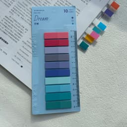 200/800/1600PCS index color small size self-adhesive label stickers ins style student name sticker office furniture note sticker