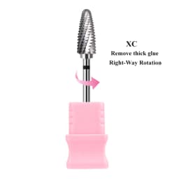 Professional Carbide Tungsten Nail Drill Bit For Hard Thick Gel Removal Acrylic Nail Bit Electric Drills File Manicure Accessory