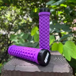 ODI Van Bicycle Handlebar Grips Silicone Lock-On Anti-slip Shock Absorption MTB Double Lock Ring for BMX Folding Bike Parts
