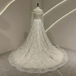 SL-9534 Customized SuLi Lace Wedding Dress For Women Brides Boho Robe De Mariee Long Sleeve Custom Made Wedding Gowns