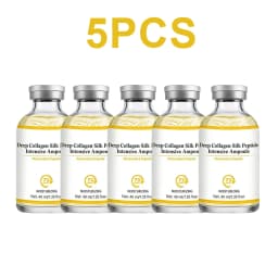 Deep Collagen Silk Peptide Intensive Ampoule Face-Lift Serum with Peptides & Deep Collagen Plumping, Smooth, Korean Skincare