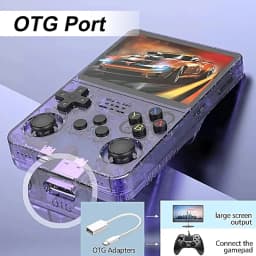 R36S Retro Handheld Game Console Linux System 3.5 Inch IPS Screen Portable Pocket Video Player 64GB 128GB Games Kid Boy Gifts