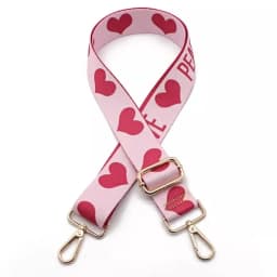 Adjustable Shoulder Strap Messenger Widening Accessories Adjustable Female Bag Heart-Shaped Strap Pink Love Strap Girly Heart