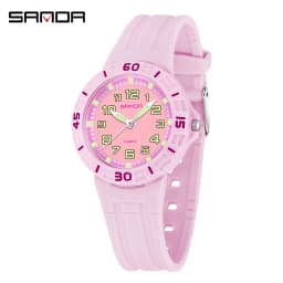 SANDA 6386 Student Quartz Watch 50m Waterproof Luminous Durable Sports Watch for Men and Women Simple and Elegant