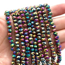 2 3 4 6 8mm Austria Faceted Crystal Beads Rondelle Loose Spacer Bracelets Earring DIY Glass Beads for Jewerly Making