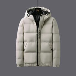 Men New Embroidered Cotton Padded Coat Men Slim Fit Parkas Men Outdoor Casual Cold Proof Jacket Autumn Winter Fashion Parkas