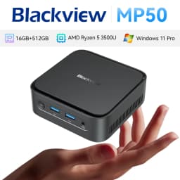 [Shipping from Poland] Blackview Mp50 Mini Pc Amd Ryzen 5 3500U Windows 11 Pro 16Gb Ddr4 512Gb Ssd Mini Computer Wifi 5.0