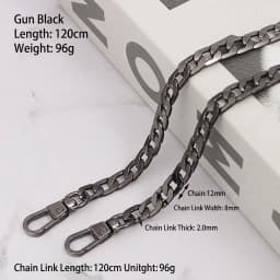 30/60/120cm Purse Bead Chain Strap for DIY Replacement Women Shoulder Crossbody Handbags Chain Bag Straps Hardware