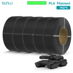 SUNLU 5KG PLA/PETG/ High Speed Matte PETG Filament 1.75mm 1KG Without Tray 3D Printer Filament for 3D Printer,Refll Filament