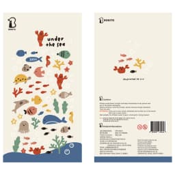 Korean BONITO Under The Sea Crystal Drop 3D PVC Stickers Scrapbooking Diy Journal Diary Sticker Cute Decor School Gift