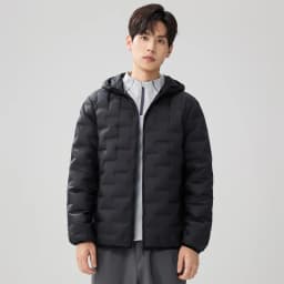 Men Solid Color Casual Loose Zipper Hooded Parkas Autumn Winter 2026 New Fashion American European Male Daily Coats Clothes Tops