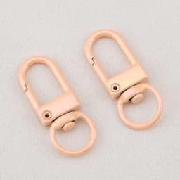 10pcs Electroplating Illusion Color Snap Lobster Clasp Hooks For DIY Colorful Trinkets Making Rotating Pet Keychains Bag Keyring