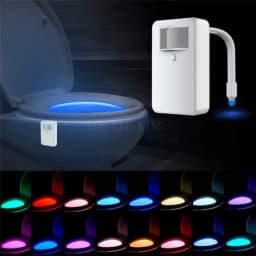 Smart PIR Motion Sensor Night Light Toilet Light Waterproof Toilet Seat For Toilet Bowl Backlight WC Lighting LED Luminaria Lamp