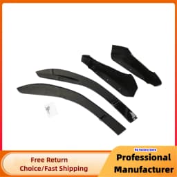Car Diffuser Splitter Bodykit Cover For BMW F20 F21 118i 120d 120i M135i M140i M-Sport 2015-2019 Glossy Black Front Lip Spoiler