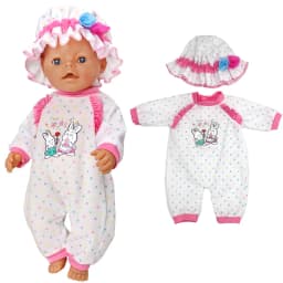 Doll Unicorn Romper Clothes for 40cm 43cm Born Baby Doll Wear Sets for 18 Inch Doll Coat Accessories Toys Wear