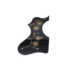 EJ200 Left and Right Hand Folk Acoustic Guitar Protection Pickguard Anti-scratch Plate With Gold Flower Pattern