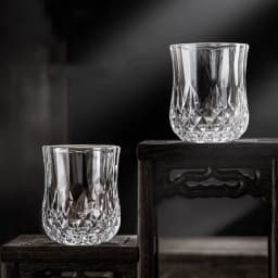 6Pcs Whiskey Glass Cup Rum Liqueur Mini Shot Glass Creative Diamond Shaped Vintage Relief Cup Household Party Bar Drinking Tools