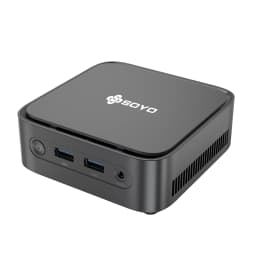 SOYO Mini PC M4 Power AMD Ryzen 3 3250C 8GB DDR4 256GB M.2 SSD Windows 11 Pro Mini Desktop Computer HDMI DP Dual Display RJ45 LAN USB3.0 WiFi BT Compact Mini Host for Home Office Business Daily Working Media Entertainment