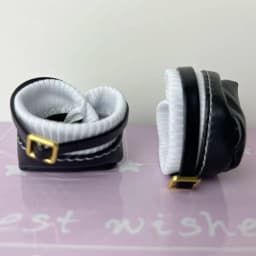 Cute Round Toe Leather Shoes for 20cm Cotton Doll Personalized Cute Doll Accessories Dress Up Boys and Girls Brithdays Gift