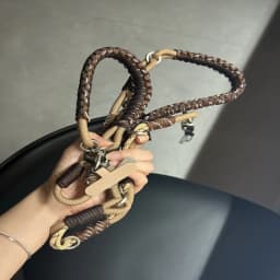 Outdoor Multi-purpose Adjustable Replacement Bag Strap Hand-braided Paracord Camera Phone Crossbody Lanyard Decorative Chain