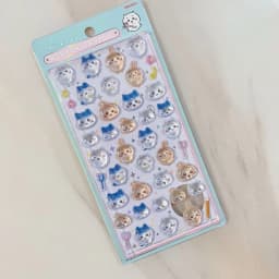 CKW 3D Jelly Crystal Stickers Cute Usagi Hachiware Jiikawa Decals Waterproof Stickers for Phone Case & Scrapbooking