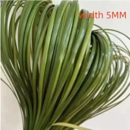 10 Meters PE Wood Color PE Flat Gradient Synthetic Rattan Material Weaving Plastic Cane For Outdoor Chair Table Basket