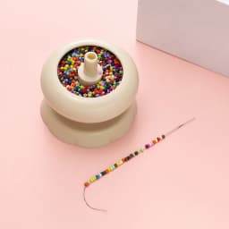 1Pcs Bead Loader Beading Spinner Quickly Beading Tools for DIY Seed Beads Waist Beads Bracelets Spin Beading Bowl Bead Spinner