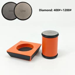 Rolling Knife Sharpener Magnetic Knife Holder Diamond Sharpening Stone Kit with 15 and 20 Degrees Angle Roller Kitchen Accessory