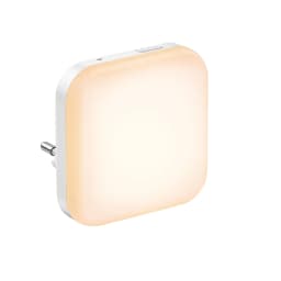 1pc/2pcs Lights By Night Dimmable LED Night Light, Plug-in, Dusk to Dawn Sensor, Adjustable, Compact, 4 Settings, Ambient Lighti