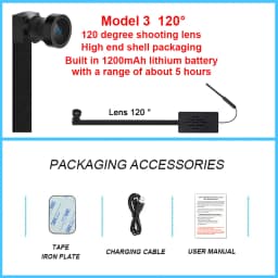 4K Home DIY Wireless WiFi 2.0MP Camera Supports Real-Time Live Broadcast via Smartphone App. 1080P Image Quality. 3 Models Avail