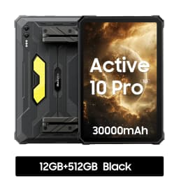 Blackview Active 10 Pro Rugged Tablets 11" FHD+ Display MTK 7300 30000mAh Battery 108MP Camera, 12GB 512GB, 5G Tablet Android 14