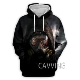 New Fashion Stalker Game 3D Printed Clothes Streetwear Men Hoodies Sweatshirt Fashion Hooded Long Sleeve Pullover Tops