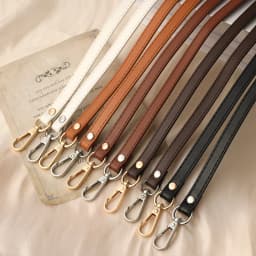 128cm PU Leather Bag Strap Long Adjustable Crossbody Strap Bag Belt Replacement Belt Shoulder Strap 1.2cm Wide Bags Handles